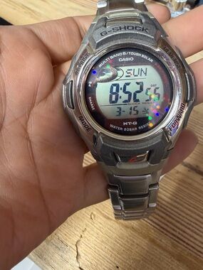 Casio Silver and Black Digital Sports Watch